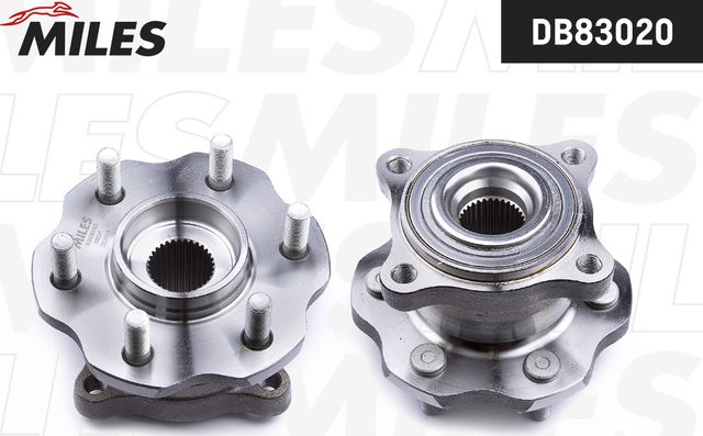 Ступица колеса с интегрированным подшипником Miles задняя правая/левая для Nissan Pathfinder III 2005-2014. Артикул DB83020