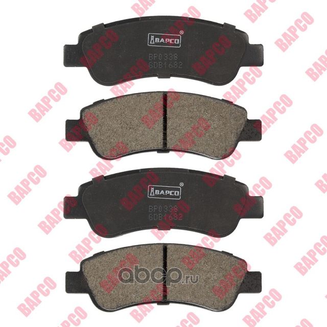 Колодки тормозные дисковые зад. PSA BOXER, JUMPER, FIAT DUCATO(250_, (Bapco) Bapco. Артикул BP0338