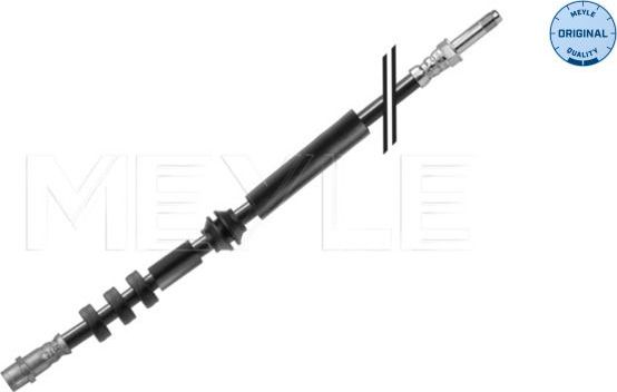 Тормозной шланг Meyle Original задний для Audi A4 IV (B8) 2007-2015. Артикул 100 525 0036