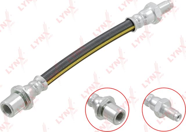 Тормозной шланг LYNXauto передний правый/левый для Toyota Land Cruiser Prado 70 1990-1996. Артикул BL-3647