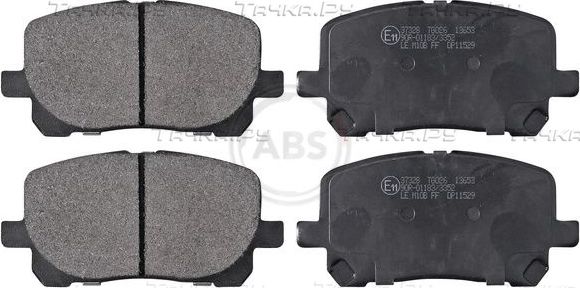 Тормозные колодки ABS для Toyota Matrix I (E130) 2002-2007. Артикул 37328