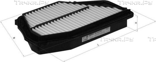 Воздушный фильтр Mahle для Honda Accord IV 1993-1993. Артикул LX 844