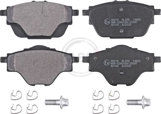 Тормозные колодки ABS. Артикул 35019