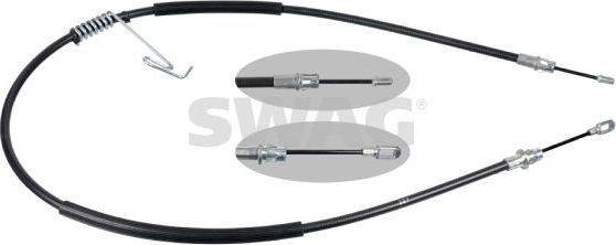Трос ручника (тросик ручного тормоза) SWAG. Артикул 50 10 1819