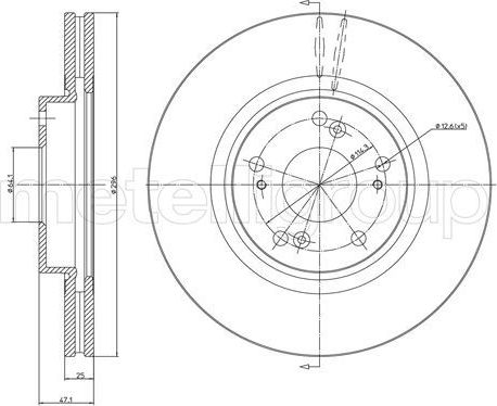 Тормозной диск Trusting. Артикул DF1348