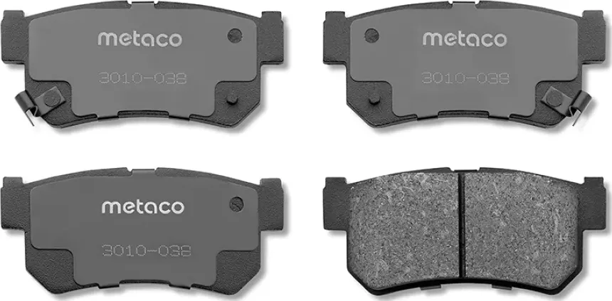Колодки тормозные SSANG YONG KYRON/KORANDO/ACTYON 02- передн. (Metaco). Артикул 3010038