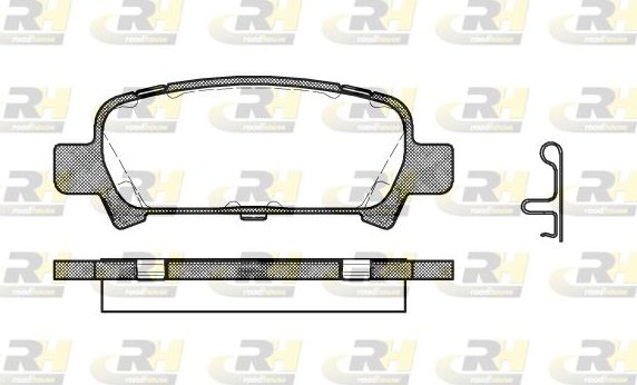 Тормозные колодки RoadHouse. Артикул 2729.02