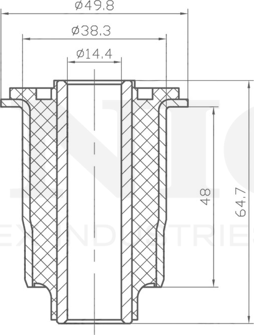 Сайлентблок рычага подвески (Unio). Артикул RMP-20185