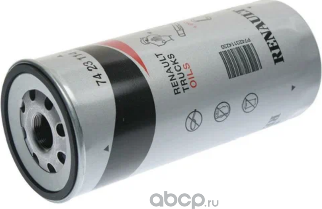 Масляный фильтр Renault для Renault Major 1991-1996. Артикул 7423114230