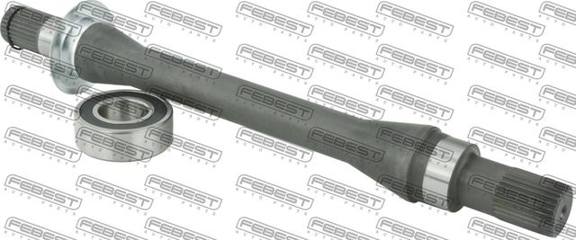 Полуось (привод в сборе, приводной вал) Febest передняя правая для Kia Carnival I 1999-2005. Артикул 2212-CAR