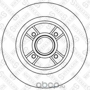 Тормозной диск Stellox. Артикул 6020-3935-SX