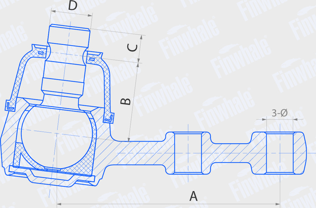Шаровая опора Finwhale. Артикул BJ513