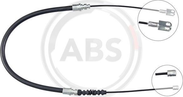 Трос ручника (тросик ручного тормоза) ABS. Артикул K16478