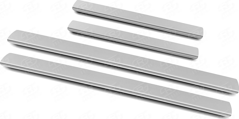 Накладки RusStal на пороги (лист нерж. зеркальный) для Datsun on-DO 2014-2020. Артикул DTOND14-01