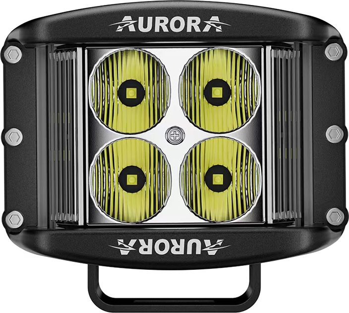 Светодиодная фара рабочего света Aurora 102x76 мм 40W (комплект 2 шт). Артикул ALO-2-E4E15D1