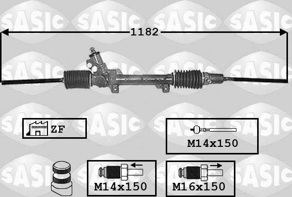 Рулевая рейка Sasic для Citroen ZX 1991-1998. Артикул 7006035