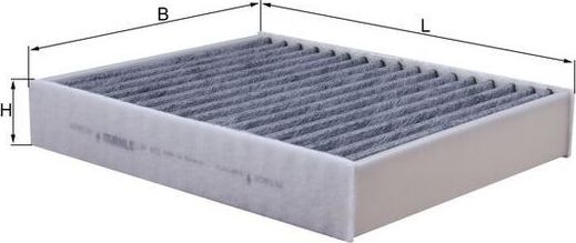 Салонный фильтр Mahle-Knecht. Артикул LAK 812