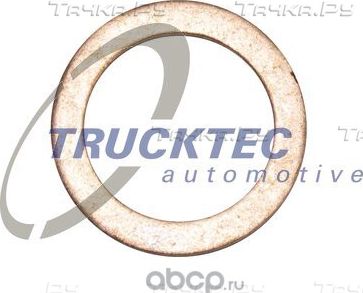 Сальник, уплотнительное кольцо Trucktec Automotive (медь). Артикул 02.67.047