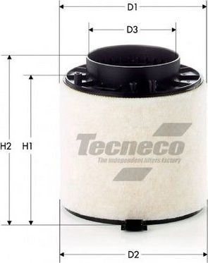 Воздушный фильтр  Tecneco Filters. Артикул AR8K01