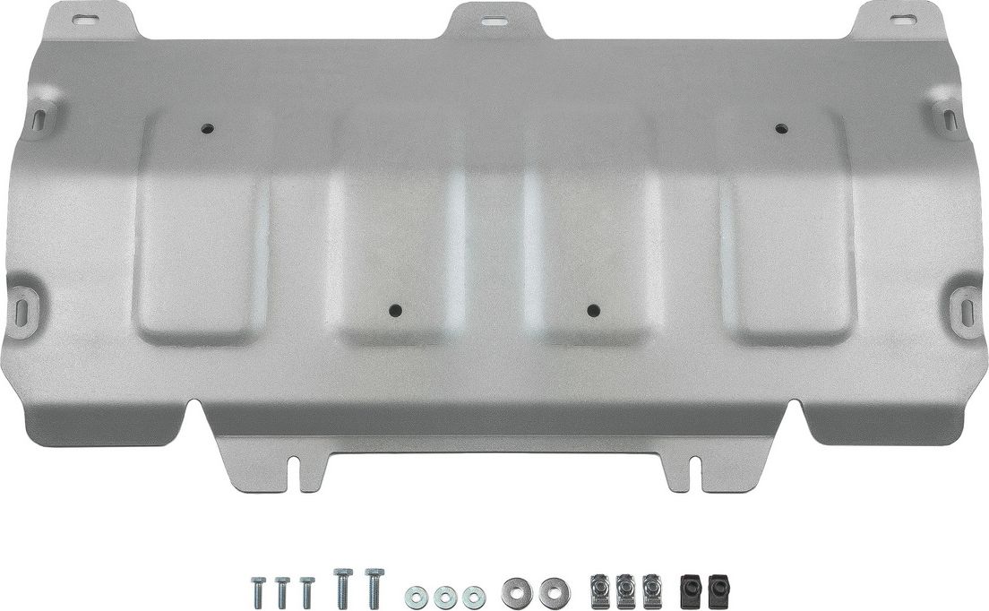 Защита алюминиевая Rival для картера Audi Q5 II АКПП 2017-2026. Артикул 333.0337.1