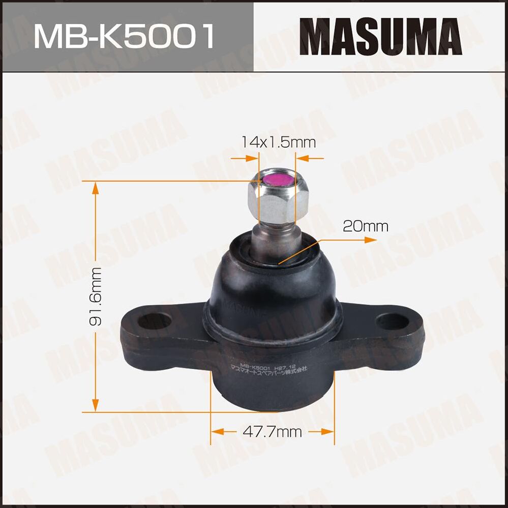 Шаровая опора MASUMA front low HYUNDAI SONATA IV. Артикул MBK5001