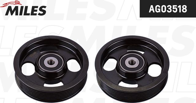 Направляющий (ведущий) ролик приводного поликлинового ремня Miles. Артикул AG03518