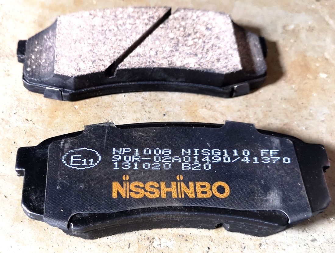 Тормозные колодки Nisshinbo. Артикул NP1008