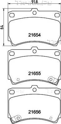 Тормозные колодки Nisshinbo передние для Mazda 323 VI (BJ) 1994-1998. Артикул NP5010
