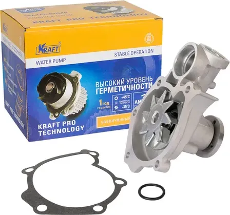 НАСОС ВОДЯНОЙ HYUNDAI SANTA FE 00-06, SONATA IV (Kraft) Kraft. Артикул KT059401