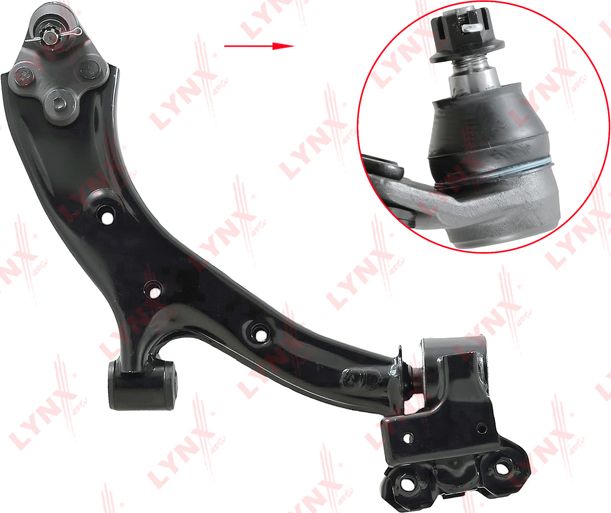 Рычаг нижний R / Перед. подв. (Lynxauto). Артикул B5208R