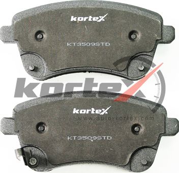 Колодки торм. перед.к-т (Kortex). Артикул KT3509STD