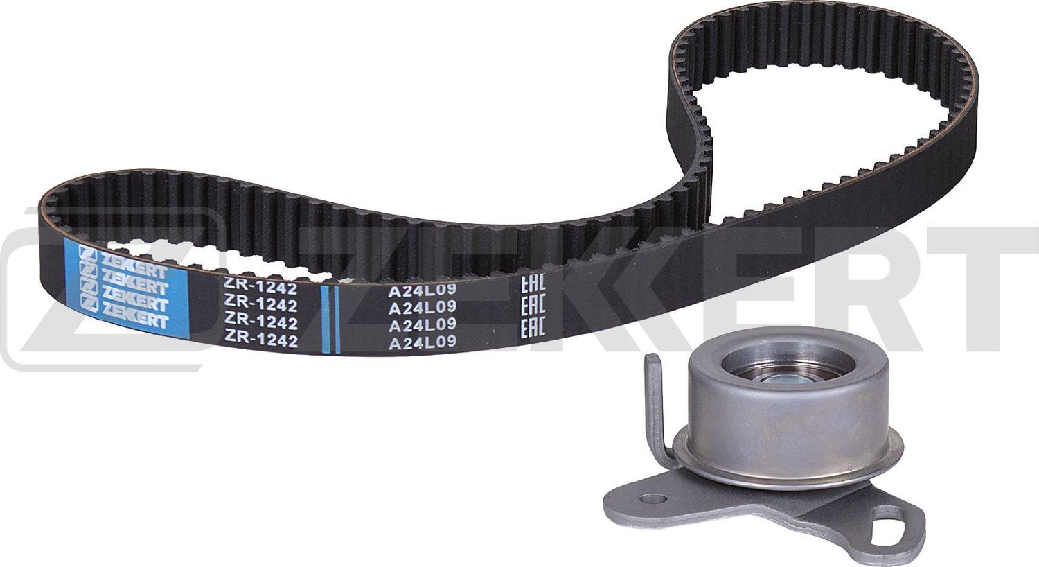 Ремень ГРМ с роликами (комплект) Zekkert (HNBR (Hydrierter Acryl-Nitril-Butadien-Kautschuk)). Артикул ZR-1242