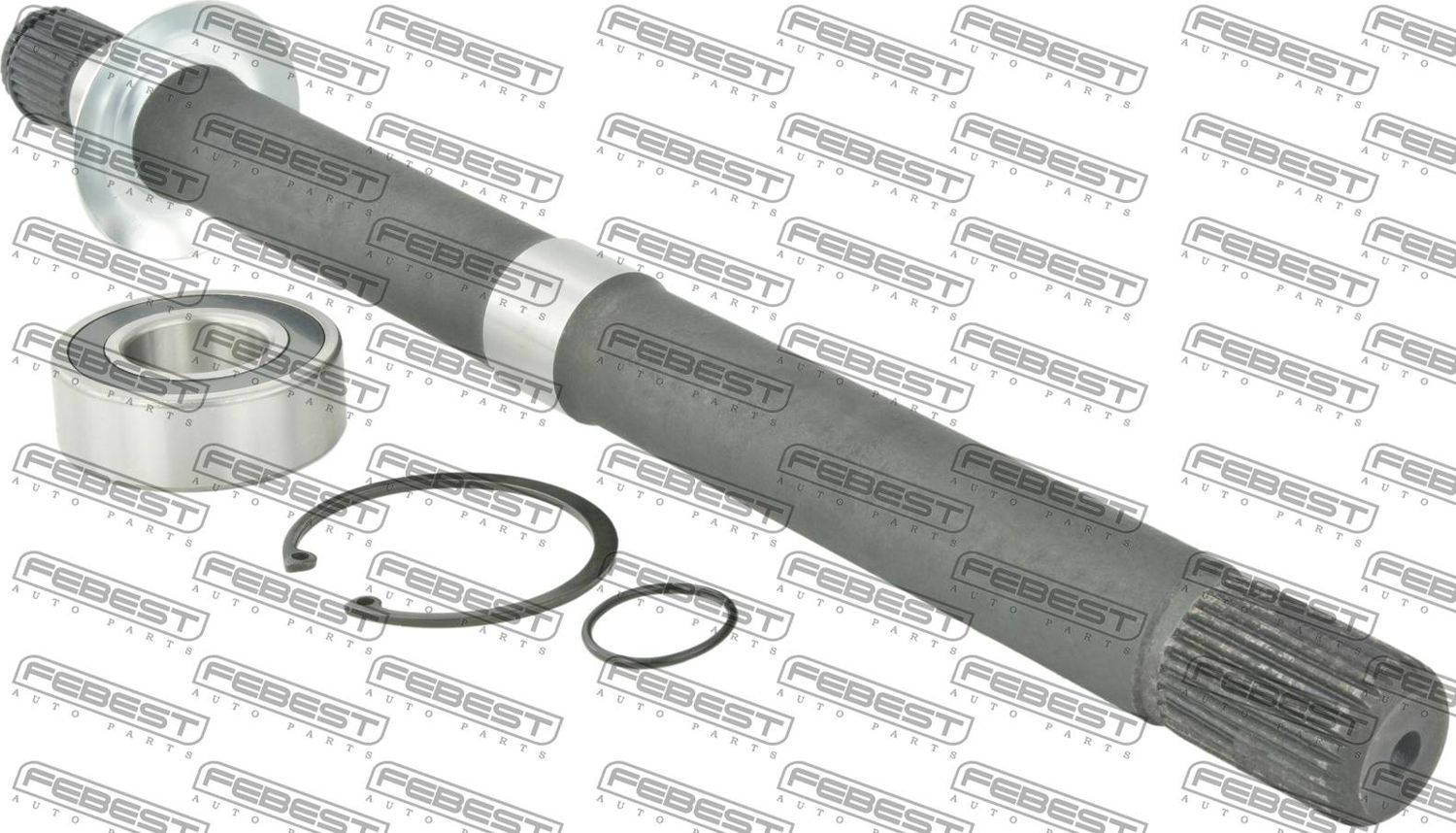 Полуось (привод в сборе, приводной вал) Febest. Артикул 1212-DM15RH