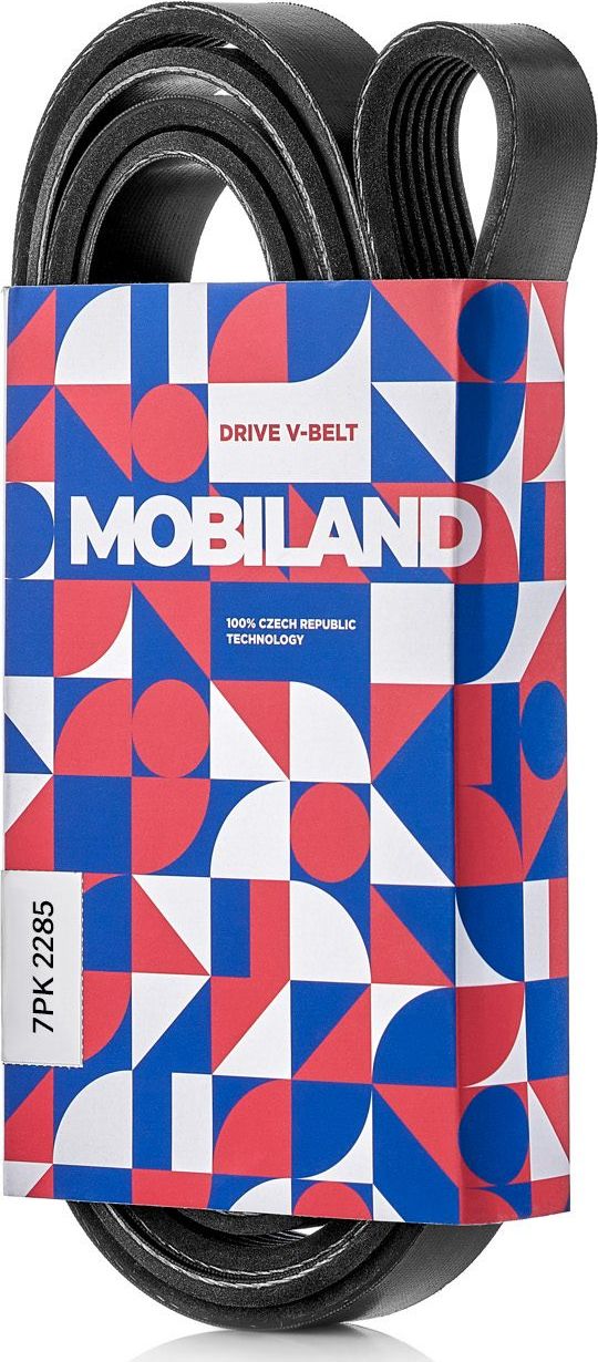 Приводной ремень поликлиновой Mobiland (EPDM (Этилен-пропиленовый каучук)). Артикул 501272285