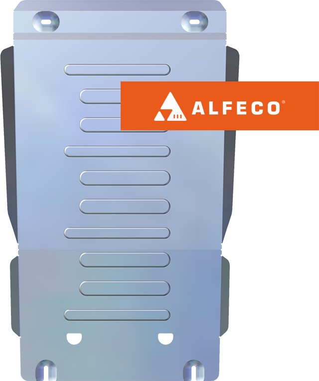 Защита алюминиевая Alfeco (4мм) для радиатора Sollers Argo дизель 2022-2026. Артикул ALF.62.06 AL4