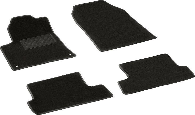 Коврики текстильные Seintex на нескользящей основе для салона Peugeot 407 2004-2010. Артикул 83174