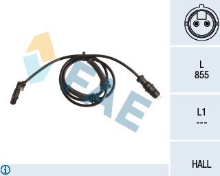 Датчик ABS FAE задний для Renault Scenic II 2003-2005. Артикул 78144