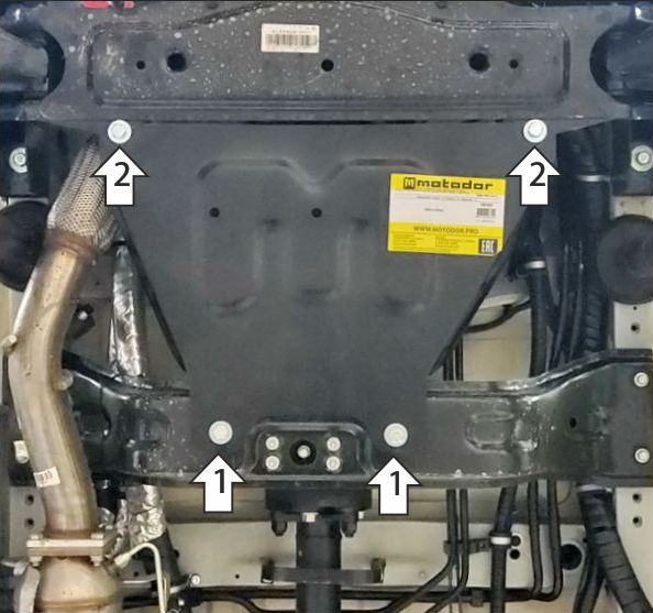 Защита Мотодор для КПП Sollers Atlant 2022-2026. Артикул 78702