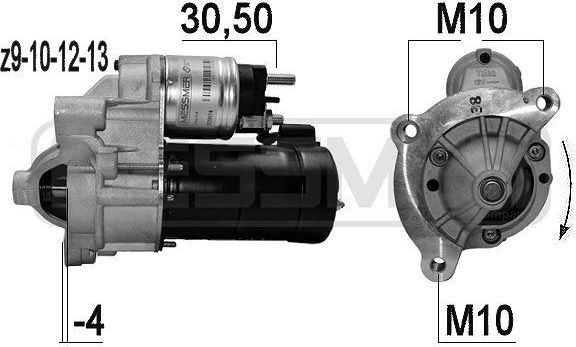 Стартер Era OEM для Citroen Jumpy III 2016-2026. Артикул 220074