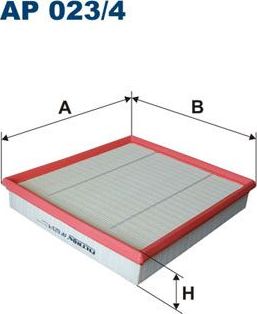 Воздушный фильтр Filtron. Артикул AP 023/4