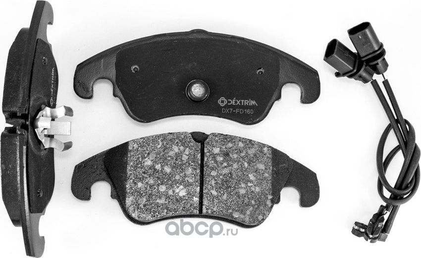 Колодки тормозные передние (Dextrim). Артикул DX7FD160
