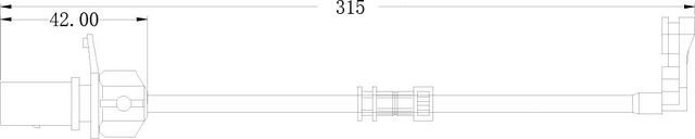 Датчик износа тормозных колодок  Trialli. Артикул PFS 4173