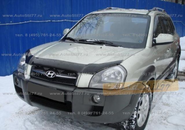 Дефлектор V-Star для капота Hyundai Tucson I 2004-2008. Артикул H2301