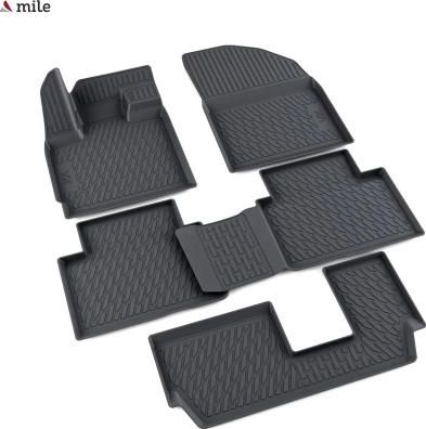 Коврики в салон Mile для Exeed VX (комплекте 3-ий ряд) 2021-2026. Артикул 1081311