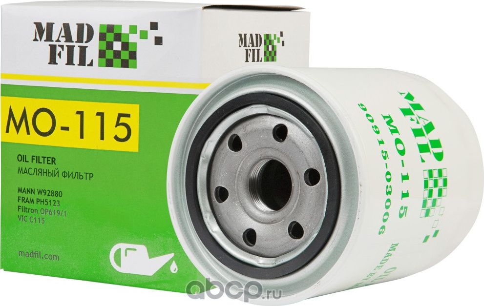 ФИЛЬТР МАСЛЯНЫЙ (Madfil). Артикул MO115