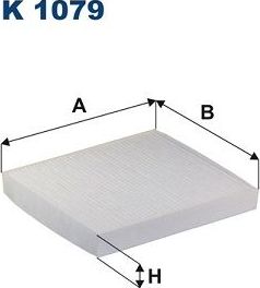 Салонный фильтр Filtron. Артикул K 1079