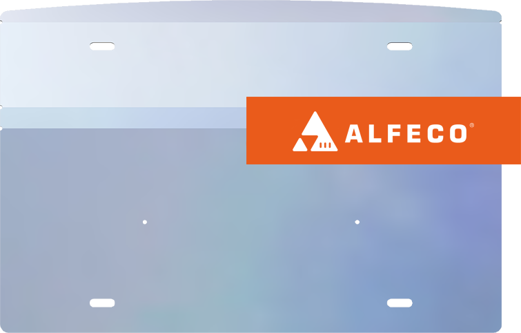 Защита алюминиевая "Alfeco" для радиатора BMW X4 G02 2018-2026. Артикул ALF.34.25al