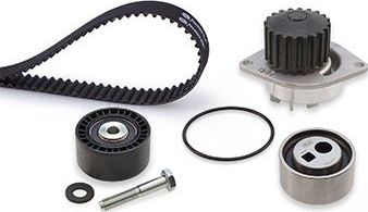 Помпа (водяной насос) с комплектом ремня ГРМ Gates PowerGrip®. Артикул KP15418XS