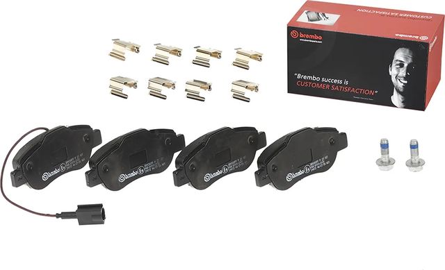 Тормозные колодки Brembo PRIME LINE передние для Fiat Panda II 2004-2013. Артикул P 23 107