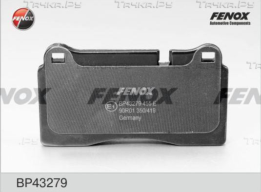 Тормозные колодки Fenox передние для Audi A3 II (8P) 2011-2012. Артикул BP43279
